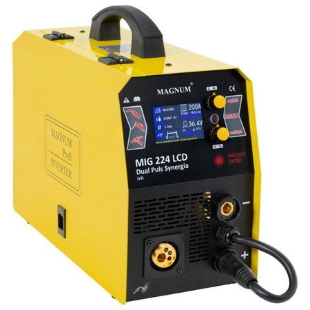 Półautomat spawalniczy MAGNUM MIG/MAG 224 LCD DUAL PULS