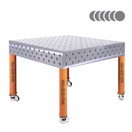 HERMES 3D 1200 x 1200 x 200 [4 nogi z kółkami L=550]