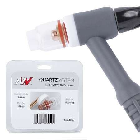 QUARTZSYSTEM – wersja krótka 17/18/26 [na elektrodę 1.6mm]