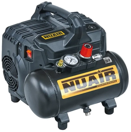 Kompresor bezolejowy Badek NUAIR SILTEK+ B2BE104NUA 6L 8 bar cichy
