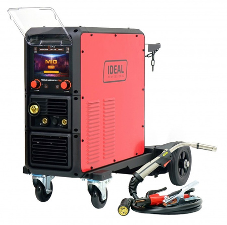 Półautomat spawalniczy Badek TECNO MIG 337 PULSE SYNERGIC (LCD, z wózkiem)