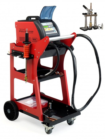 Urządzenie do naprawy blach Badek TECNO PULLER 5100 DIGITAL (400V, z wózkiem i QUICKPULLER)