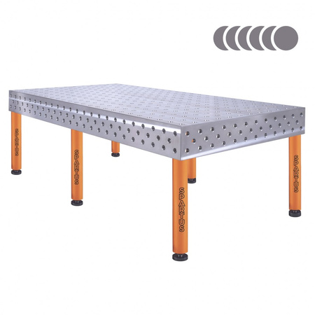 HERMES 3D 2400 x 1200 x 200 [6 nóg ze stopami L=550]