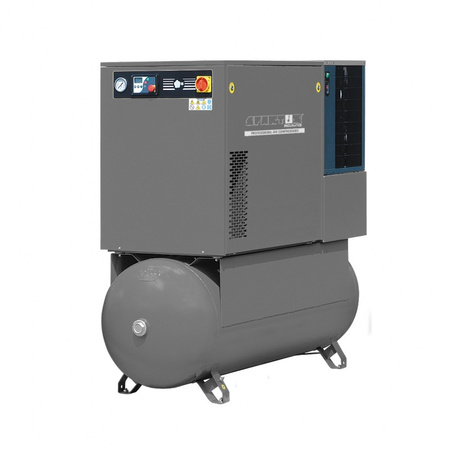 Sprężarka śrubowa SPARTUS® na zbiorniku, z osuszaczem [550/500 4kW 400V 8bar]
