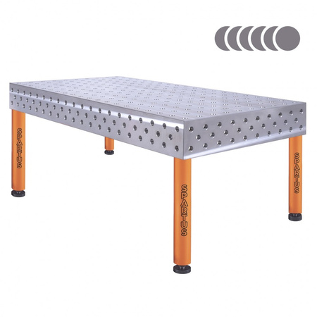 HERMES 3D 2000 x 1000 x 200 [4 nogi ze stopami L=550]