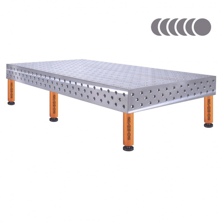 HERMES 3D 2400 x 1200 x 200 [6 nóg ze stopami L=350]