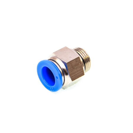 ZŁĄCZKA PROSTA WTYKOWA WĄŻ 12MM GWINT 3/8 SPC12-03