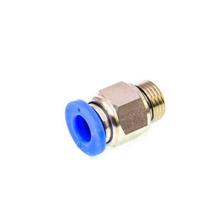 ZŁĄCZKA PROSTA WTYKOWA WĄŻ 6MM GWINT 1/8 SPC06-01