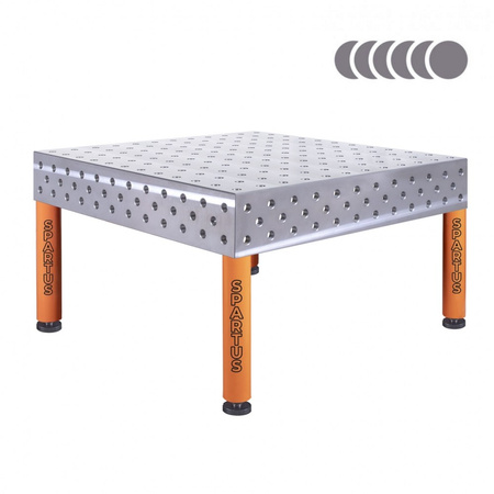 HERMES 3D 1200 x 1200 x 200 (+4 nogi ze stopami L=450)