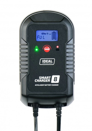 Prostownik Badek SMART CHARGER 8 LCD (6/12V)