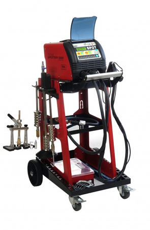 Urządzenie do naprawy blach Badek TECNO SPOTTER 5800 MAX DIGITAL (400V, z QUICKPULLER)