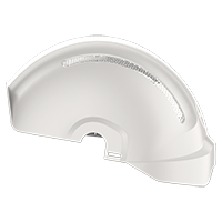 Kask ochronny przemysłowy pasujący do serii HELIX - biały