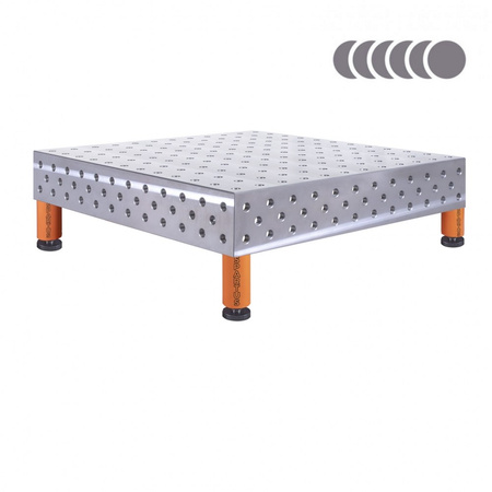 HERMES 3D 1200 x 1200 x 200 (+4 nogi ze stopami L=200)