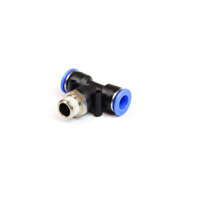 TRÓJNIK OBROTOWY WTYKOWY TYP T WĄŻ 12MM 3/8 SPB