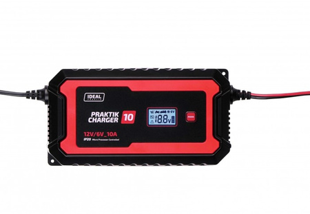 Prostownik Badek PRAKTIK CHARGER 10 LCD (6/12V)