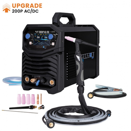 EasyTIG 200XP AC/DC package with TIG torch mini SPE 17 - 8m