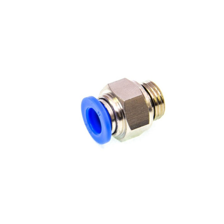 ZŁĄCZKA PROSTA WTYKOWA WĄŻ 8MM GWINT 1/4 SPC08-02
