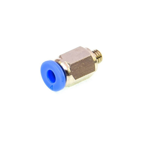 ZŁĄCZKA PROSTA WTYKOWA WĄŻ 4MM GWINT M5 SPC04-M5