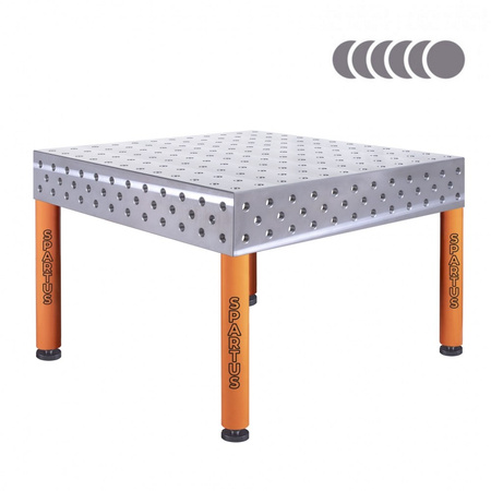 HERMES 3D 1200 x 1200 x 200 (+4 nogi ze stopami L=550)