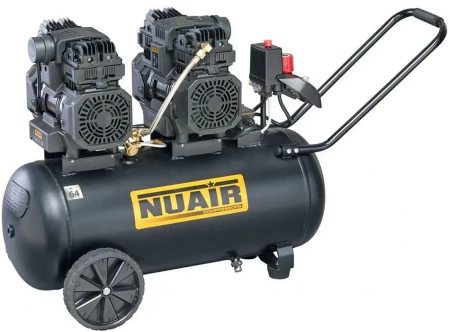 SILTEK TB 50D Wyciszony kompresor bezolejowy 50l 8bar NUAIR