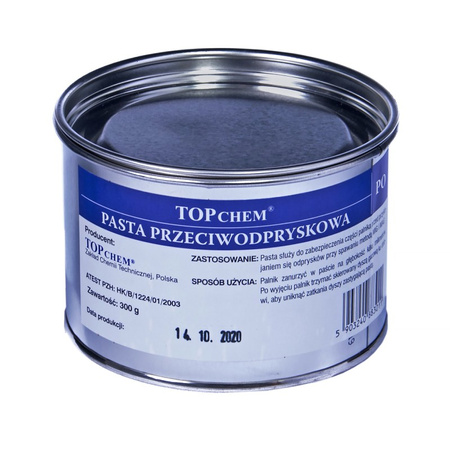 PASTA ANTYODPRYSKOWA DO DYSZ TOPCHEM 300 g