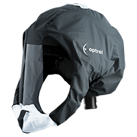 Czarny kaptur Softhood Optrel