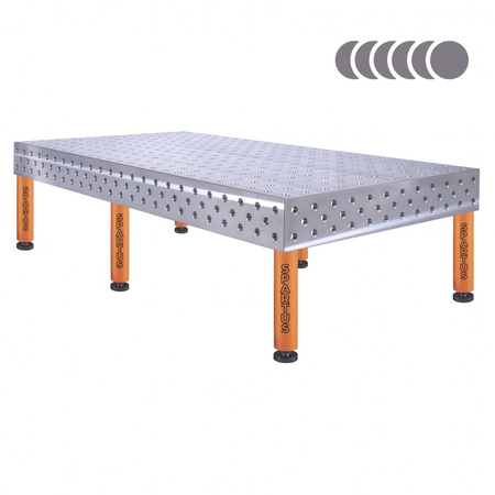 HERMES 3D 2400 x 1200 x 200 [6 nóg ze stopami L=450]