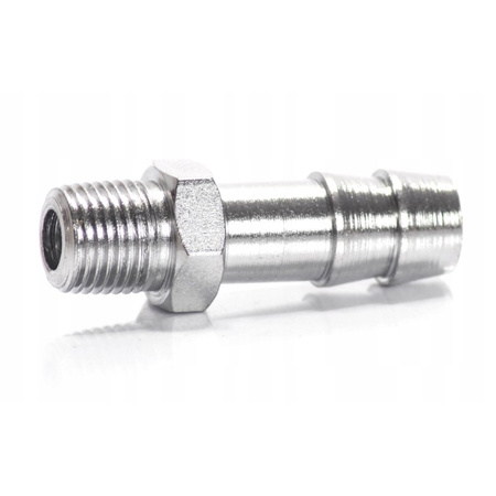 Złączka z króćcem do węża 10 mm i gwintem zewnętrznym 1/8