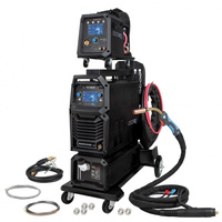 EasyMIG 500 DUAL PULSE [źródło, chłodnica, podajnik, wózek, przewód zespolony 10m] pakiet