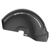 Kask ochronny przemysłowy pasujący do serii HELIX - czarny