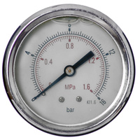 MANOMETR GLICERYNOWY 63 MM TYLNY 0-16 BAR G1/4
