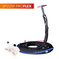 Uchwyt TIG 225F z główką SP9-70, 4m, seria ProFLEX, mini 1B, pakiet U, przyłącze pasujące do FRONIUS®