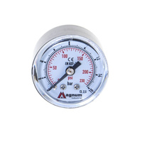 MANOMETR 40 MM 0-16 BAR Z PRZYŁĄCZEM TYLNYM G1/8